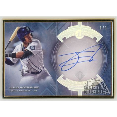 Julio Rodriguez 2020 Bowman Transcendent Rookie Autograph Card Platinum ...