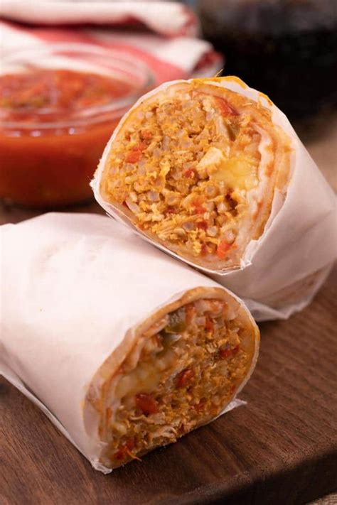 Easy Chipotle Chicken Burritos - Best Mexican Recipe