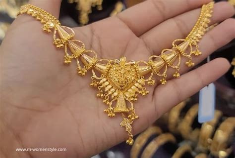 12 Latest Wedding Gold Necklace design - M-womenstyle