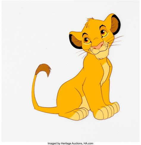 The Lion King Simba Color Model Cel (Walt Disney, 1994).... | Lot #30197 | Heritage Auctions