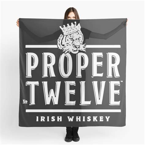 "Proper 12 Proper Twelve Irish Whiskey" Scarf for Sale by henryin | Redbubble
