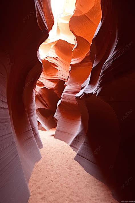 Narrow Slot Canyon Through White Sand Background Wallpaper Image For ...