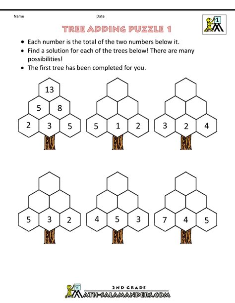 adding-puzzles-tree-adding-puzzle-1.gif (1000×1294) | Maths puzzles ...