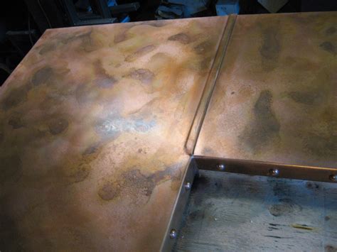 HEAVY METAL WORKS: PATINA COPPER BAR TOP