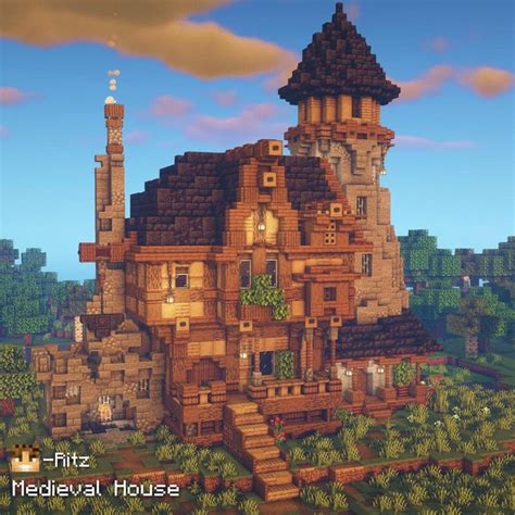 Reddit - Minecraftbuilds - Ultimate Medieval House🏰 | Minecraft houses ...