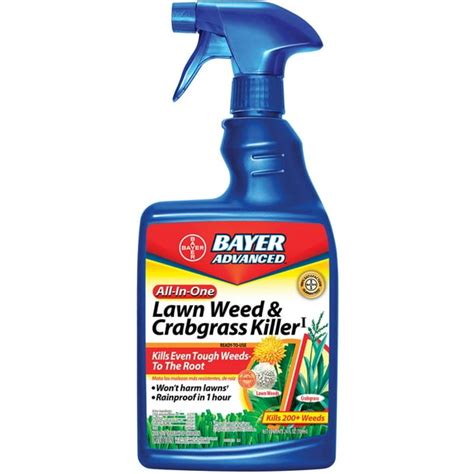 BAYER ADVANCED All-In-One Lawn Weed & Crabgrass Killer 24 oz RTU ...