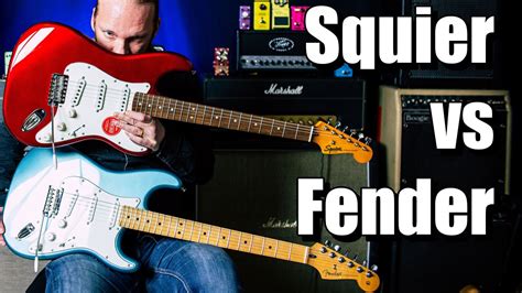 Squier vs Fender Stratocaster (Is More Expensive REALLY Better?) - YouTube