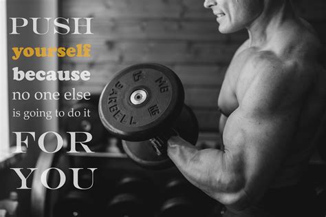 EzPosterPrints - Bodybuilding Men Girl Fitness Workout Quotes Motivational Inspirational Muscle ...