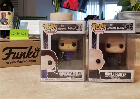 FUNKO POP! MOVIES (1991) The Addams Family #811 WEDNESDAY & #813 UNCLE FESTER $39.93 - PicClick