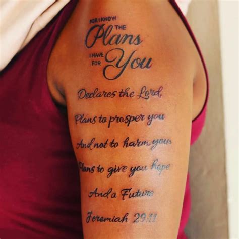 Christian Scripture Tattoos For Women