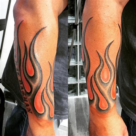 85+ Flame Tattoo Designs & Meanings - For Men and Women (2019) (With images) | Flame tattoos ...