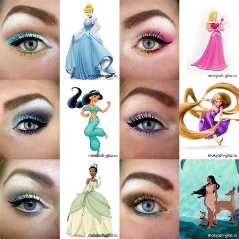 Disney princess eye makeup :) Ahhh!! Must buy eyeshadow before January ...