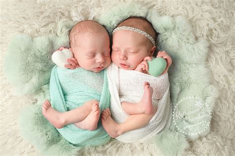 Newborn Baby Twins Boy And Girl