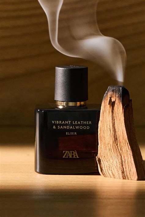 Vibrant Leather & Sandalwood Elixir Zara 古龙水 - 一款 2024年 新的 男用 香水