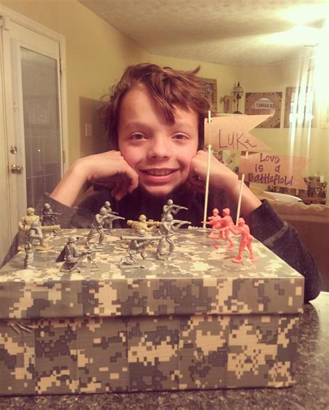 Shelley on Instagram: “Love is a Battlefield. 🎯 Kid knows what he likes... Army man box, loaded ...
