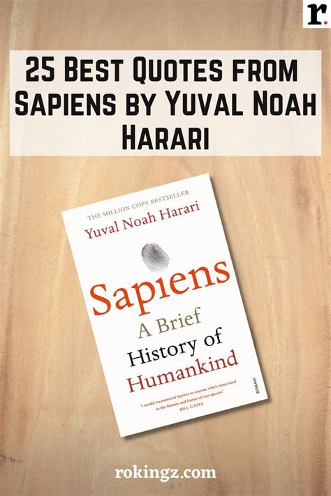 25 Best Quotes from the book Sapiens by Yuval Noah Harari | Yuval noah ...