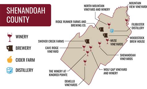 Shenandoah Valley's Wineries, Breweries, Distilleries, Cideries and Events