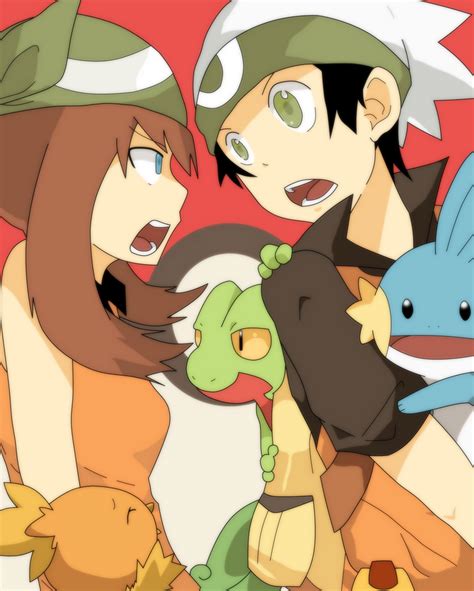 Brendan and May | Hoenn Pokemon Trainers by Mitsu-Ino on DeviantArt