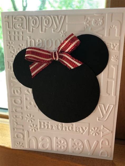 Minnie Birthday | Mickey mouse christmas cards, Disney birthday card, Disney cards