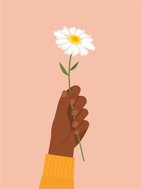 Download Black Hand Holding White Flower Vector Art. Choose from over a million free vectors, cl ...