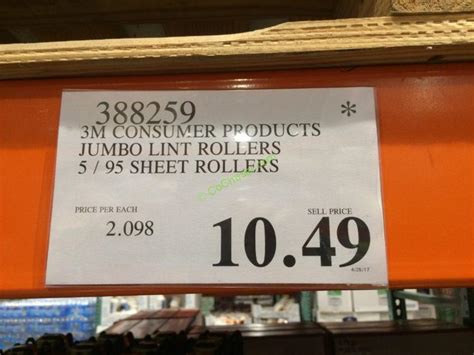 Costco-388259-3M-Consumer-Products-Jumbo-Lint-Rollers-tag – CostcoChaser