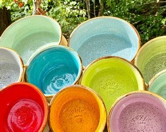 Personalized Ceramic Pet Bowls - Etsy