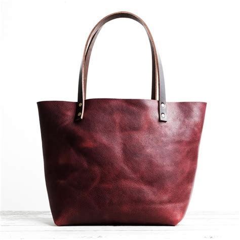 Oxblood Pebble Tote - Portland Leather | Tote, Leather tote bag, Leather tote