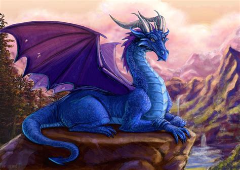 Blue Dragon by Leo Batic : r/ImaginaryDragons