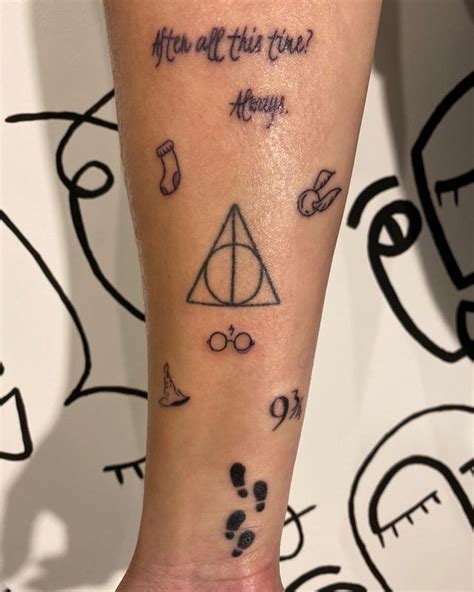 30 Harry Potter Tattoos for Hogwarts Lovers | Harry potter tattoos ...