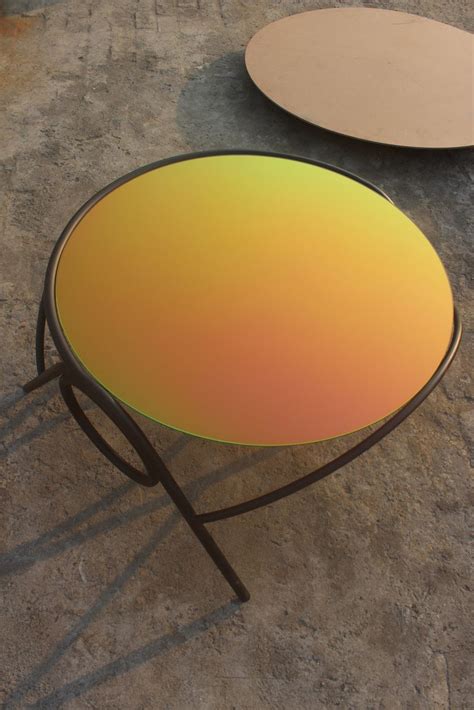 O2 Round stained glass coffee table By Nama Home | design Namit Khanna