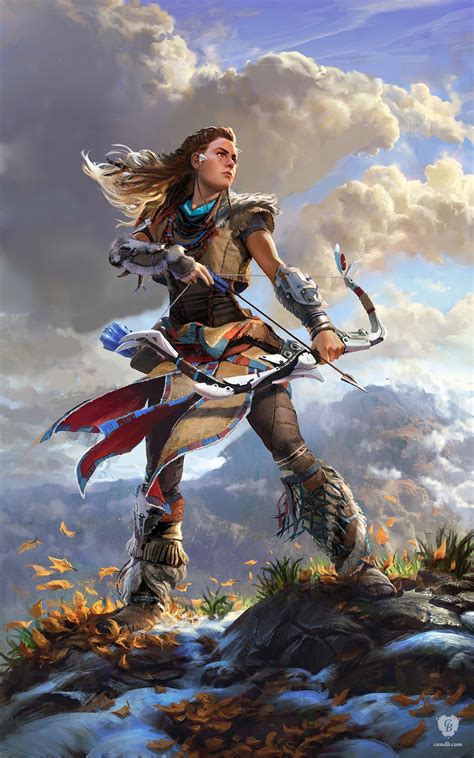 Kunstwerk Aloy - Horizon Zero Dawn Guerrilla Games