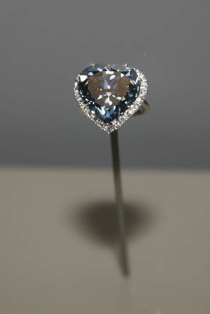 Blue Heart Diamond Ring | This 30.62 carat heart-shaped, bri… | Flickr