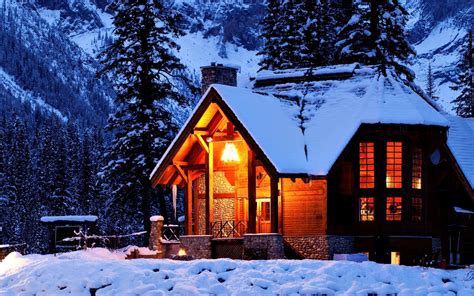 Winter Cabin Wallpapers - Wallpaper Cave