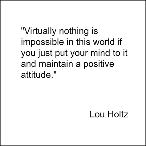 Lou Holtz Quotes On Leadership. QuotesGram