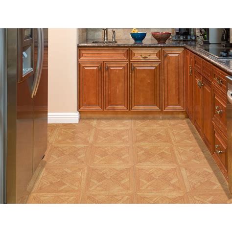 Tivoli Classic Diamond Parquet Self Adhesive Vinyl Floor Tile - Achim - FTVWD20245