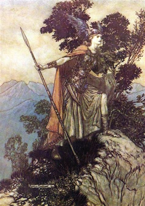 Arthur Rackham -The Ring of Nibelung | Arthur rackham, Art, Norse mythology