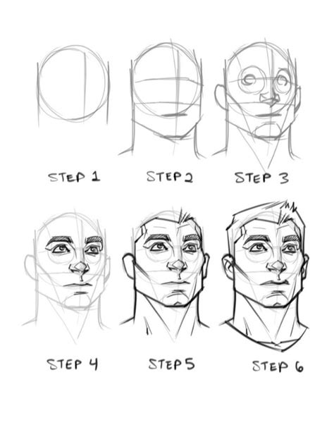 Pinterest | Drawing tutorial face, Drawing heads, Sketches tutorial