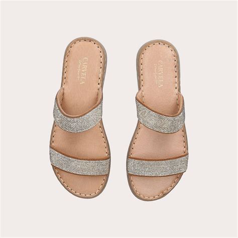 SHAKE Embellished Flat Sandals by CARVELA COMFORT