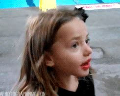 red lipstick little girl gif | WiffleGif