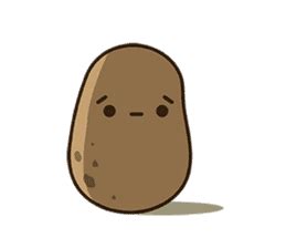 Kawaii Potato sticker #14287231 | Kawaii potato, Potato meme, Cute potato