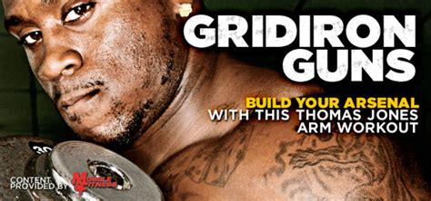 Gridiron Guns - Thomas Jones Arms Workout