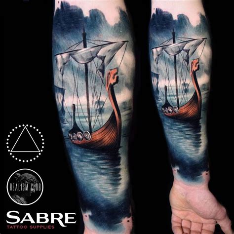 Instagram | Viking ship tattoo, Viking tattoos, Tattoos