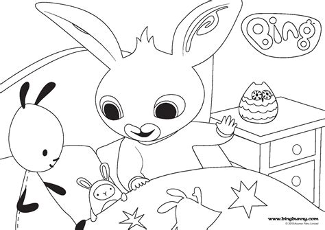 Bing Colouring Pages, and Fun at Home - In The Playroom