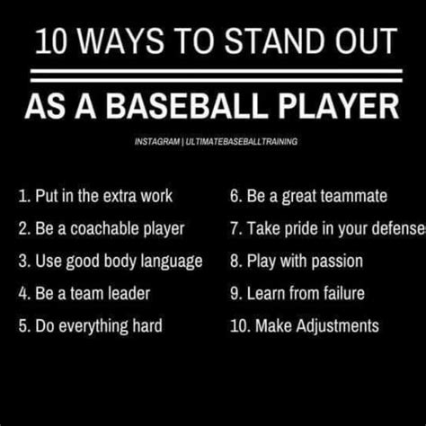 10 Rules of Baseball