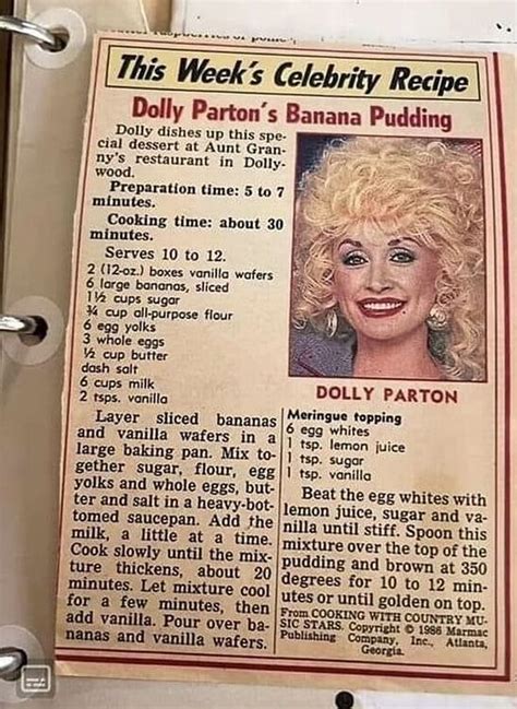 Dolly Parton’s banana pudding recipe is the perfect ‘light’ treat - Daily Express US