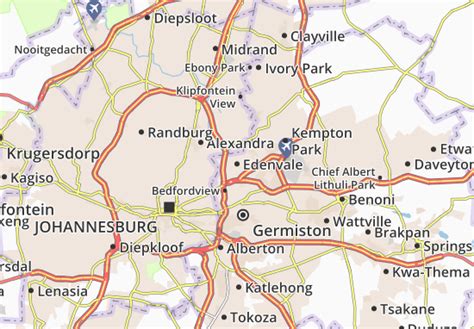 MICHELIN Edenvale map - ViaMichelin