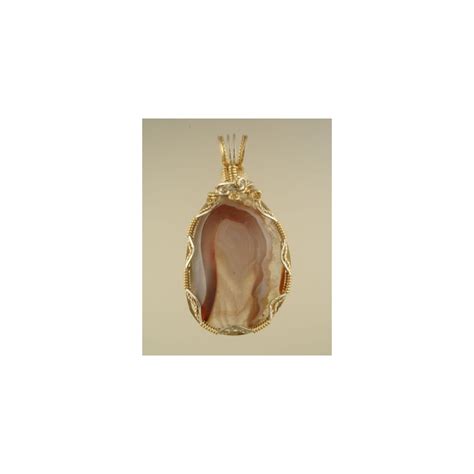 Top-quality Transparent Lake Superior Agate pendant handcrafted in US