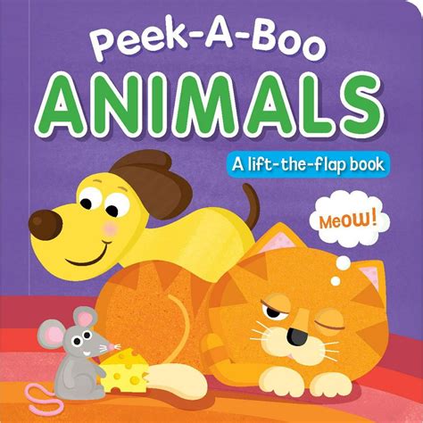 Peek-A-Boo Animals: A Lift-The-Flap Book (Board Book) - Walmart.com - Walmart.com