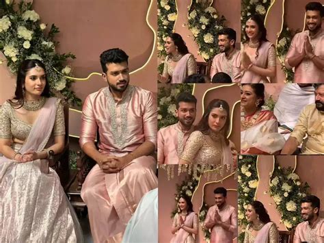 Kalidas Jayaram gets engaged to his longtime lover Tarini, pics go ...