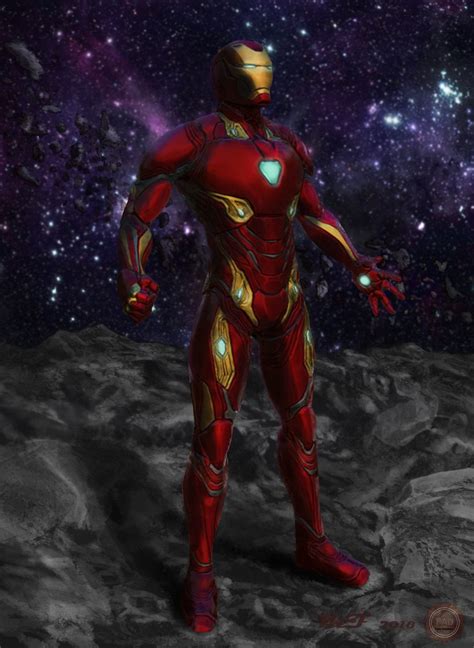 Ironman Mark 50 art by Mathias Florin Hansen. 20th Century Fox, Tony Stark, Marvel Studios ...